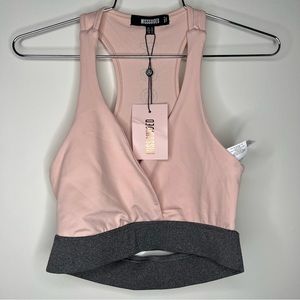 Missguided sports top